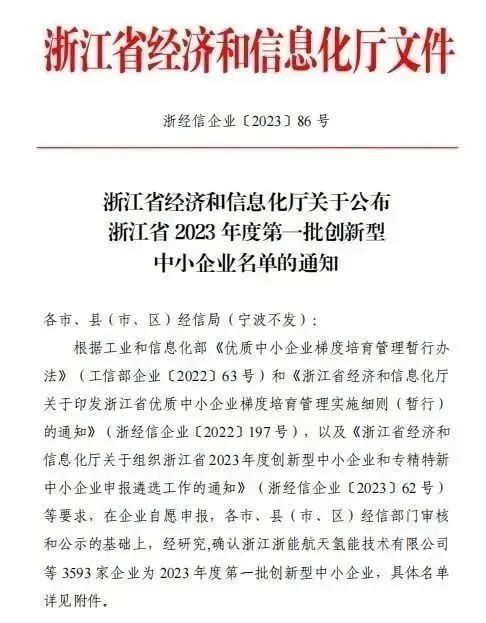 奋斗不息 创新不止|金鹭装饰、爱体育在线（中国）唯一官方网站双双荣获“2023年度创新型中小企业”称号